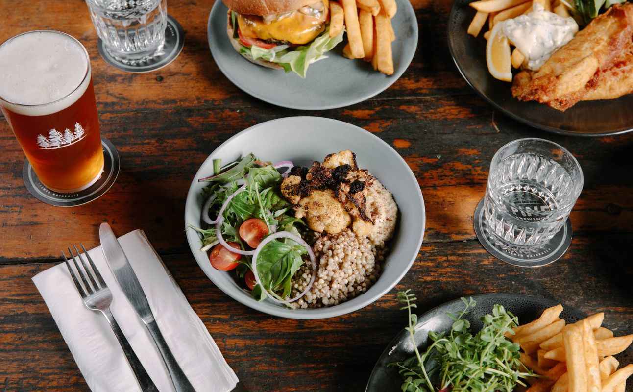 Enjoy Pub Food, Australian, Vegetarian options, Vegan options, Gluten Free options, Bars & pubs, Cocktail bar, $$, Families, Groups and Special occasion cuisine at 4 Pines Coolangatta in Coolangatta, Gold Coast