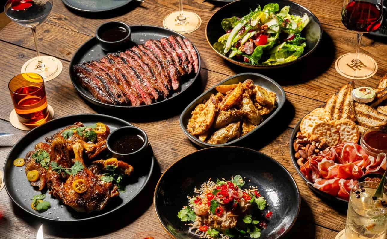 Enjoy Australian, Restaurant, Indoor & outdoor seating, Street parking, Wheelchair accessible, Table service, $$, Groups and Families cuisine at Hickson House Distilling Co in The Rocks, Sydney