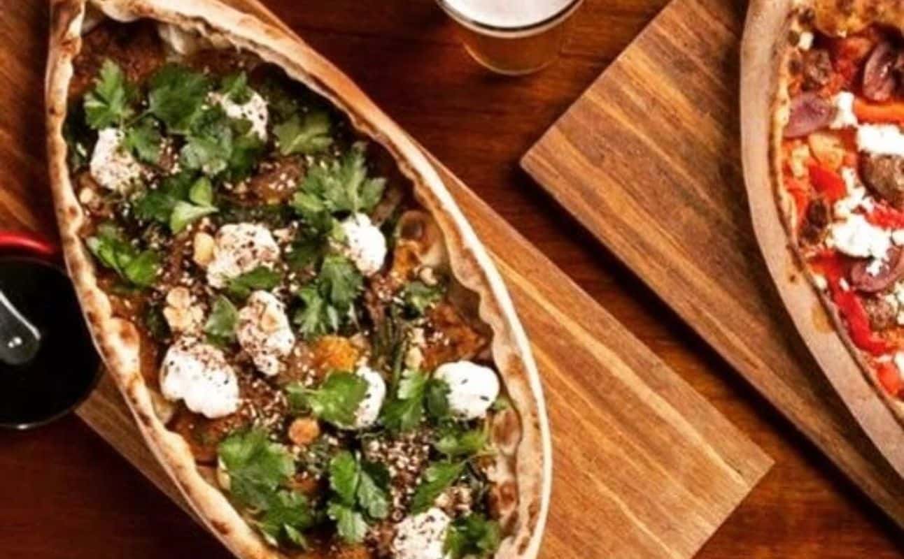 Enjoy Pizza, Middle Eastern, Vegetarian options, Vegan options, Restaurant, Indoor & outdoor seating, Highchairs available, $$$$, Families and Groups cuisine at Moor's Head in Thornbury, Melbourne